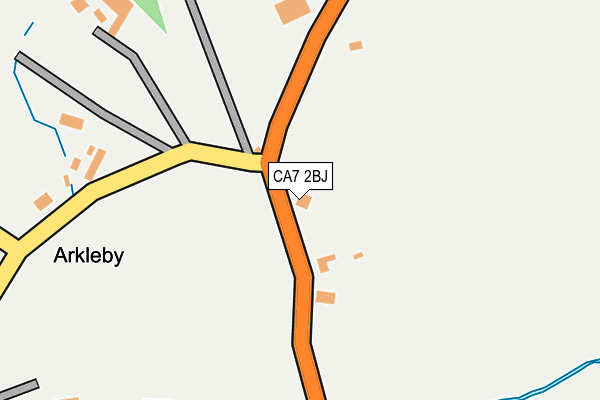 CA7 2BJ map - OS OpenMap – Local (Ordnance Survey)