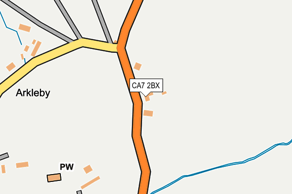 CA7 2BX map - OS OpenMap – Local (Ordnance Survey)