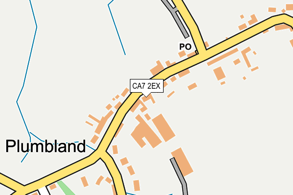 CA7 2EX map - OS OpenMap – Local (Ordnance Survey)