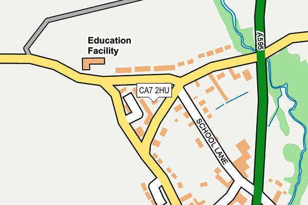 CA7 2HU map - OS OpenMap – Local (Ordnance Survey)