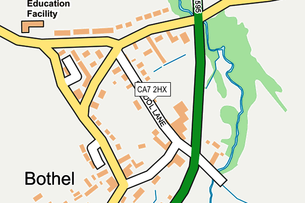 CA7 2HX map - OS OpenMap – Local (Ordnance Survey)