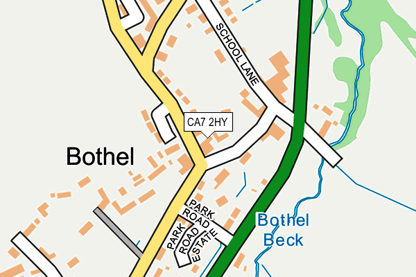 CA7 2HY map - OS OpenMap – Local (Ordnance Survey)