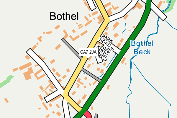 CA7 2JA map - OS OpenMap – Local (Ordnance Survey)