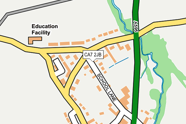 CA7 2JB map - OS OpenMap – Local (Ordnance Survey)