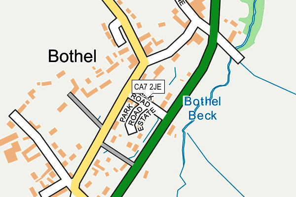 CA7 2JE map - OS OpenMap – Local (Ordnance Survey)