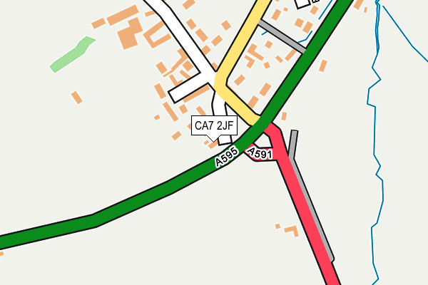 CA7 2JF map - OS OpenMap – Local (Ordnance Survey)