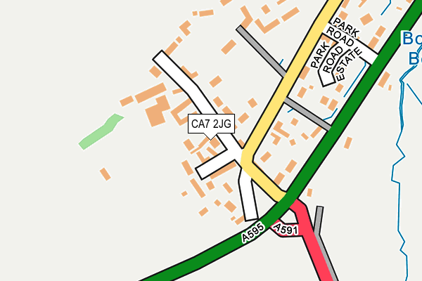 CA7 2JG map - OS OpenMap – Local (Ordnance Survey)