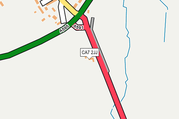 CA7 2JJ map - OS OpenMap – Local (Ordnance Survey)