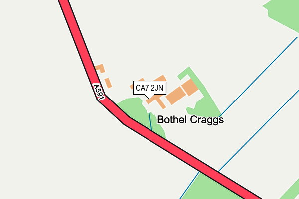 CA7 2JN map - OS OpenMap – Local (Ordnance Survey)