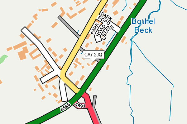 CA7 2JQ map - OS OpenMap – Local (Ordnance Survey)