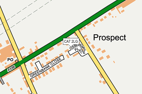CA7 2LG map - OS OpenMap – Local (Ordnance Survey)