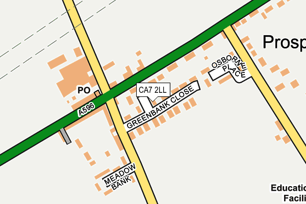 CA7 2LL map - OS OpenMap – Local (Ordnance Survey)