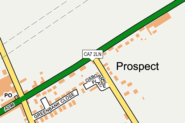 CA7 2LN map - OS OpenMap – Local (Ordnance Survey)
