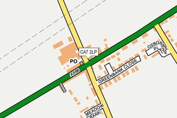 CA7 2LP map - OS OpenMap – Local (Ordnance Survey)