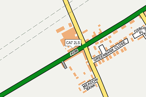 CA7 2LS map - OS OpenMap – Local (Ordnance Survey)