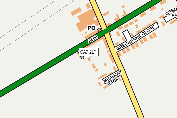 CA7 2LT map - OS OpenMap – Local (Ordnance Survey)