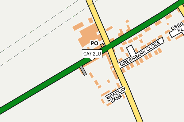 CA7 2LU map - OS OpenMap – Local (Ordnance Survey)
