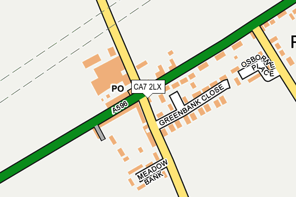 CA7 2LX map - OS OpenMap – Local (Ordnance Survey)