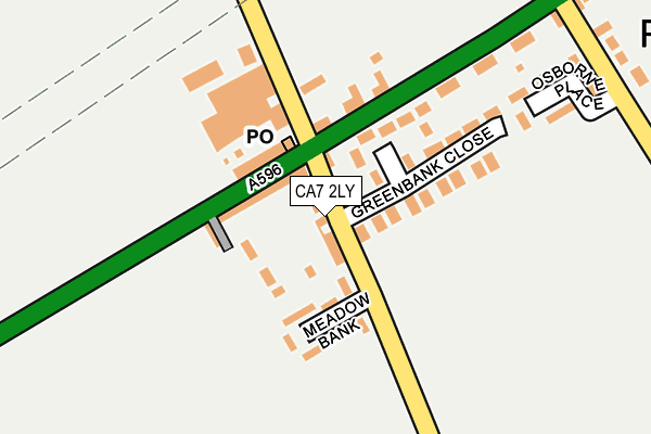 CA7 2LY map - OS OpenMap – Local (Ordnance Survey)
