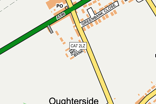 CA7 2LZ map - OS OpenMap – Local (Ordnance Survey)