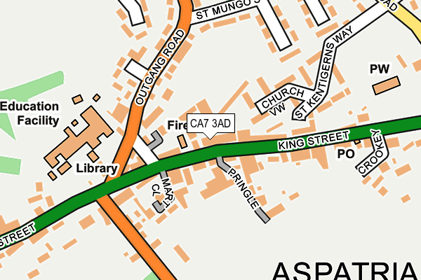 CA7 3AD map - OS OpenMap – Local (Ordnance Survey)