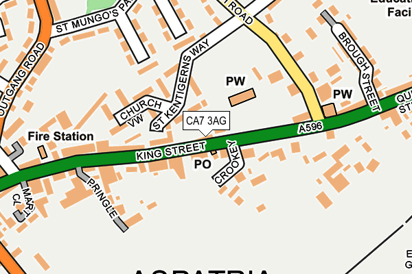 CA7 3AG map - OS OpenMap – Local (Ordnance Survey)