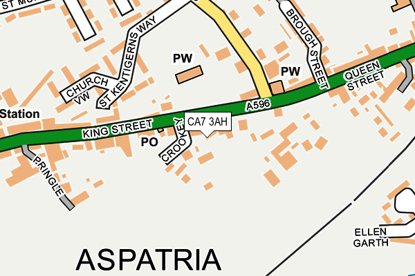 CA7 3AH map - OS OpenMap – Local (Ordnance Survey)