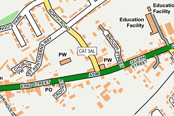 CA7 3AL map - OS OpenMap – Local (Ordnance Survey)