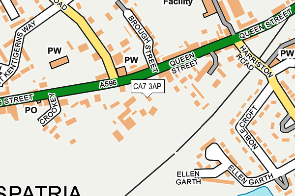 CA7 3AP map - OS OpenMap – Local (Ordnance Survey)