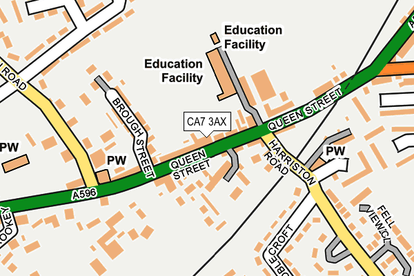 CA7 3AX map - OS OpenMap – Local (Ordnance Survey)