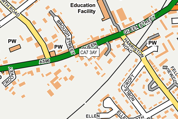 CA7 3AY map - OS OpenMap – Local (Ordnance Survey)