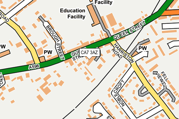 CA7 3AZ map - OS OpenMap – Local (Ordnance Survey)