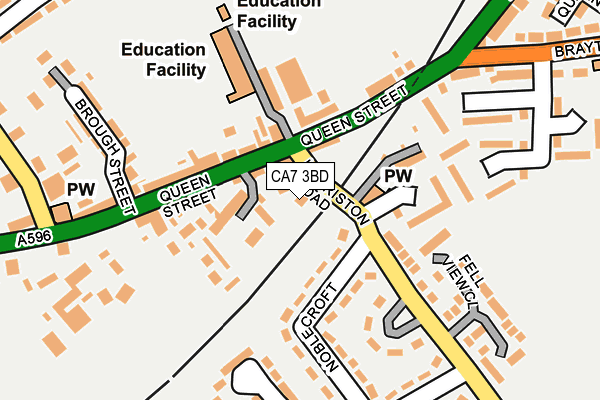 CA7 3BD map - OS OpenMap – Local (Ordnance Survey)