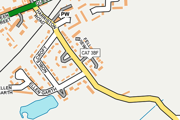 CA7 3BF map - OS OpenMap – Local (Ordnance Survey)