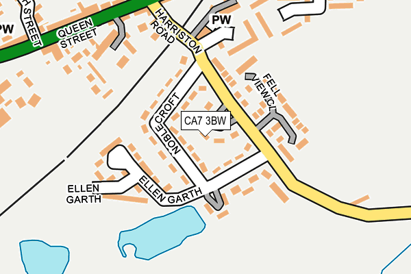 CA7 3BW map - OS OpenMap – Local (Ordnance Survey)