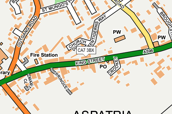 CA7 3BX map - OS OpenMap – Local (Ordnance Survey)