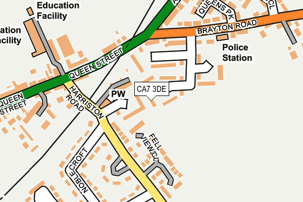 CA7 3DE map - OS OpenMap – Local (Ordnance Survey)