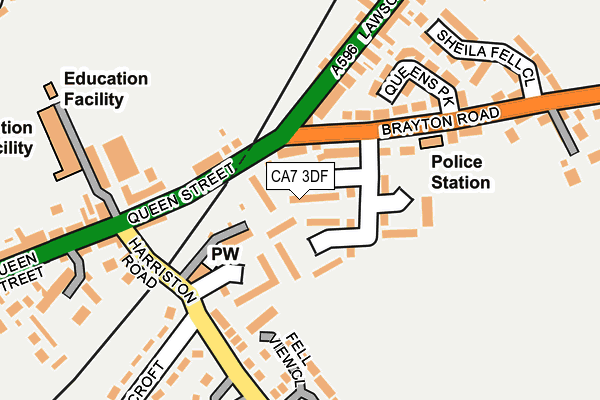 CA7 3DF map - OS OpenMap – Local (Ordnance Survey)