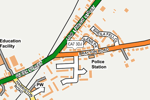 CA7 3DJ map - OS OpenMap – Local (Ordnance Survey)