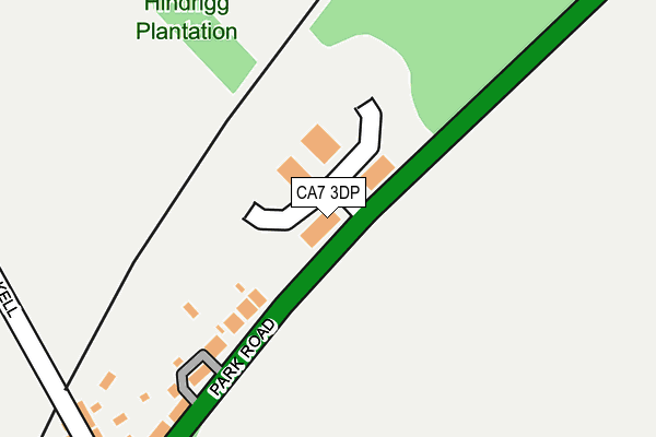 CA7 3DP map - OS OpenMap – Local (Ordnance Survey)