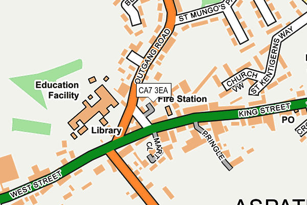 CA7 3EA map - OS OpenMap – Local (Ordnance Survey)