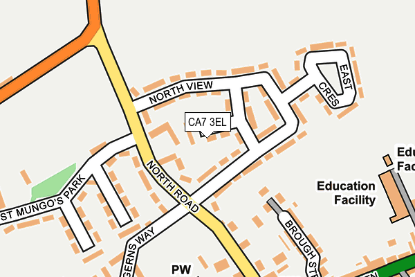 CA7 3EL map - OS OpenMap – Local (Ordnance Survey)