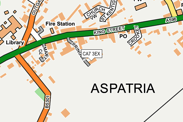 CA7 3EX map - OS OpenMap – Local (Ordnance Survey)