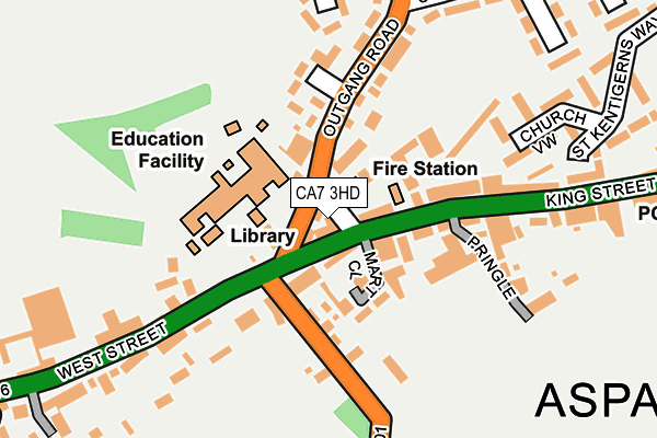 CA7 3HD map - OS OpenMap – Local (Ordnance Survey)