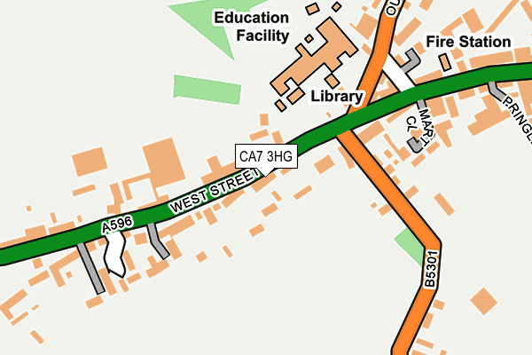 CA7 3HG map - OS OpenMap – Local (Ordnance Survey)