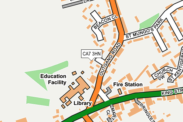 CA7 3HN map - OS OpenMap – Local (Ordnance Survey)