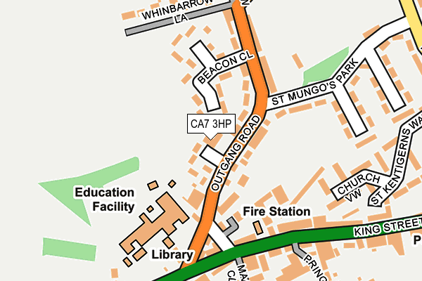 CA7 3HP map - OS OpenMap – Local (Ordnance Survey)