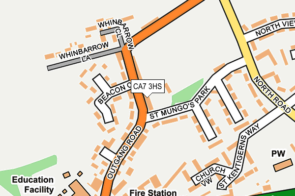 CA7 3HS map - OS OpenMap – Local (Ordnance Survey)