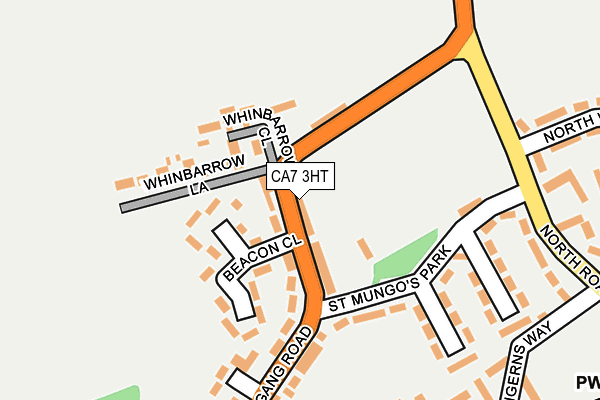 CA7 3HT map - OS OpenMap – Local (Ordnance Survey)