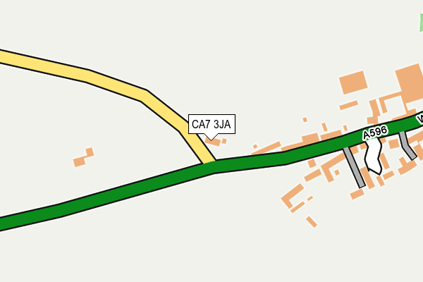 CA7 3JA map - OS OpenMap – Local (Ordnance Survey)